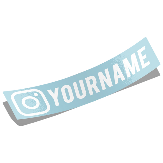 Custom Instagram Name Tag
