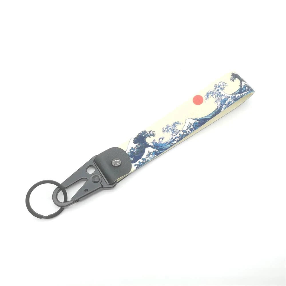 Wave of Kanagawa - Wristy Keychain