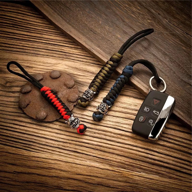 [VAULTED] Japanese Oni Hannya Mask keyring lanyard keychain